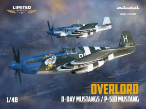 Eduard Plastic Kits 1:48 OVERLORD: D-DAY MUSTANGS  / P-51B MUSTANG  DUAL COMBO 1/48 EDUARD-LIMITED