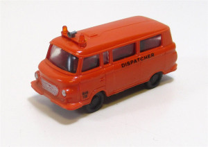 Brekina H0 1/87 Barkas B1000 Bus "DISPATCHER" orange o. OVP