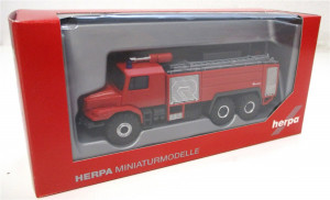 Modellauto H0 1/87 Herpa 049856 MB Zetros 6x6 Rosenbauer Feuerwehr