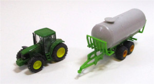 Wiking N 1/160 John Deere Traktor + Tankanhänger (6502H)