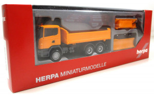 Modellauto H0 1/87 Herpa 306492 Scania R Winterdienst