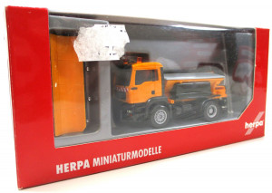 Modellauto H0 1/87 Herpa 152686 MAN TGA M Winterdienst kommunal
