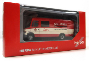 Modellauto H0 1/87 Herpa 092418 MB Vario Werkstattwagen Colonia