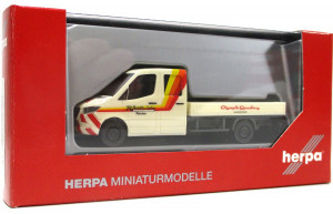 Modellauto H0 1/87 Herpa 095204 MB Sprinter 18 DoKa Pritsche Barth & Sohn