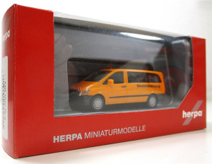 Modellauto H0 1/87 Herpa 092555 MB Vito Bus Baustellenfahrzeug