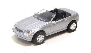 Schuco H0 1/87 Mercedes Benz SI Klasse Cabriolet silbern o. OVP (119/4)