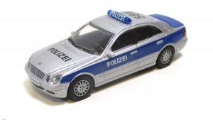 Schuco H0 1/87 Mercedes Benz W204 Polizei blau/silbern o. OVP (119/5)