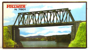 Vollmer 7801 Bausatz Kastenbrücke, einspurig - OVP (4969F)