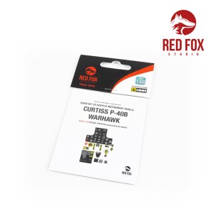 Red Fox Studio 1:48 RFSQS-48048 1/48 Curtiss P-40B Warhawk (for Airfix kit)