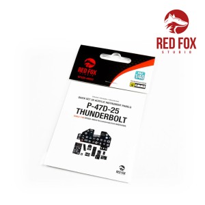 Red Fox Studio 1:48 RFSQS-48022 1/48 P-47D-25 Thunderbolt (for Hasegawa Kit)