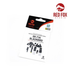 Red Fox Studio 1:48 RFSQS-48020 1/48 SR-71A Blackbird(for Revell kit)