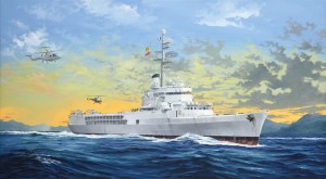 Trumpeter 1:350 5635 French Navy Helicopter Cruiser Jeanne d’Arc 2008