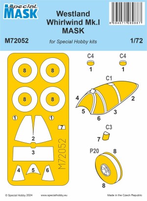 Special Hobby 1:72 100-M72052 Westland Whirlwind Mk.I MASK