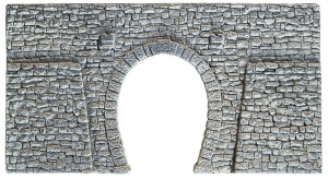 NOCH N 34937 Tunnel-Portal, 1-gleisig, 16 x 9 cm
