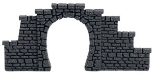 NOCH Z 44420 Tunnel-Portal, 1-gleisig, 9 x 4 cm, 2 Stück