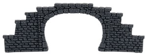 NOCH Z 44430 Tunnel-Portal, 2-gleisig, 12 x 4 cm, 2 Stück