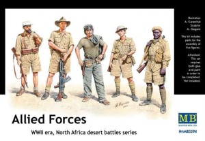 Master Box Ltd. 1:35 3594 Allied Forces. N.Africa desert battles.s