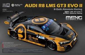 MENG-Model 1:24 CS-011 AUDI R8 LMS GT3 EVO II B-Quik Absolute Racing