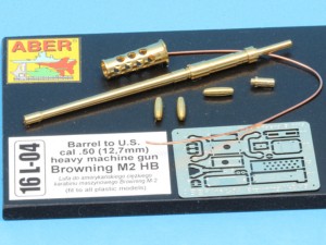 Aber Models 1:16 16 L-04 Barrel for U.S machine gun cal .50  Browning M2 HB