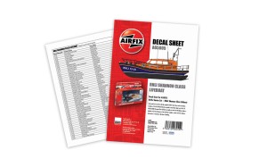 Airfix 1:72 A65005 Decal Sheet - RNLI Shannon Class Lifeboat (A55015)