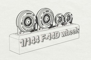 Brengun 1:144 BRL144155 F-14D wheels