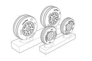 Brengun 1:48 BRL48135 F/A-18 Wheels