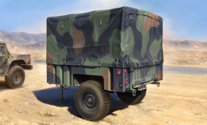 IOM Kit 1:35 63566 M1101/1102 Light Tactical Trailer (LTT)