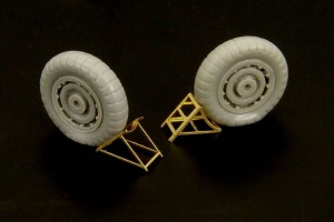 Brengun 1:72 BRL72024 Luftwaffe wheel chocks (two types)