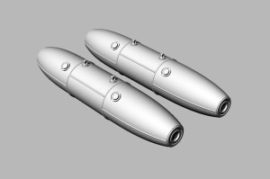 Brengun 1:48 BRL48172 Mk 77 napalm bomb (2pcs)