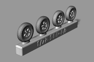 Brengun 1:72 BRL72239 SBD Dauntless Wheels