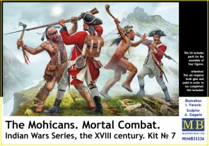 Master Box Ltd. 1:35 35236 The Mohicans. Mortal Combat. Indian Wars Series, the XVIII century. Kit No 7