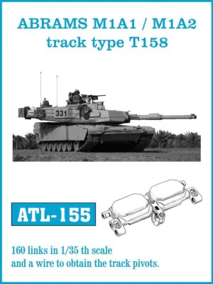 Friulmodel 1:35 ATL-155 Tracks for ABRAMS M1A1 / M1A2 track type T158
