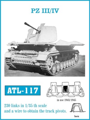 Friulmodel 1:35 ATL-117 Tracks for PZ III/IV