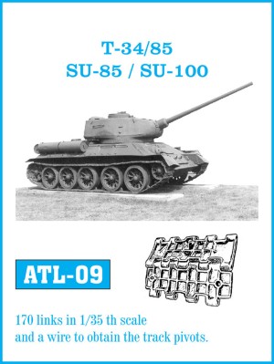 Friulmodel 1:35 ATL-009 Tracks for T 34 / 85 Waffelmuster
