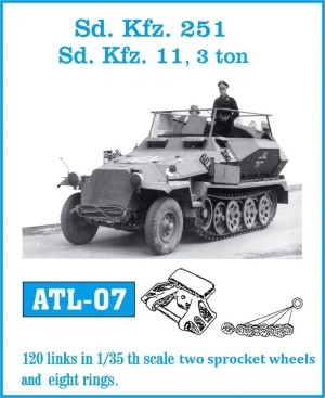 Friulmodel 1:35 ATL-007 Tracks for SdKfz 251 Halftrack