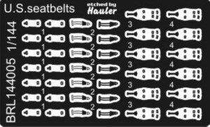 Brengun 1:144 BRL144005 U S  seat belts