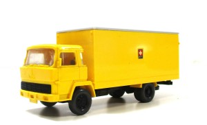 Wiking H0 1/87 Automodell LKW Magirus Bühne PTT ohne OVP (36-66)