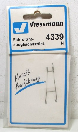 Viessmann N 4339 Oberleitung Fahrdraht-Ausgleichsstück OVP (Z148-08h)