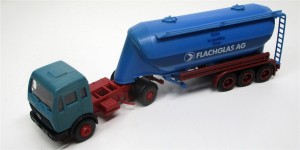 Herpa 1/87 MB Sattelzug Flachglas AG o.OVP (A98-05)