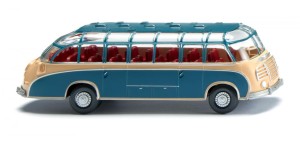 Wiking 073005 Reisebus (Setra S8) - beige/azurblau Spur H0 1:87