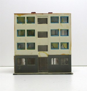 Spur H0 Fertigmodell  Kibri Vintage Hochhaus (I)