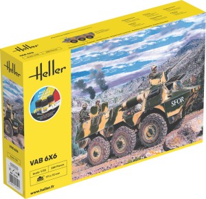 Heller 1:35 57141 STARTER KIT VAB 6x6