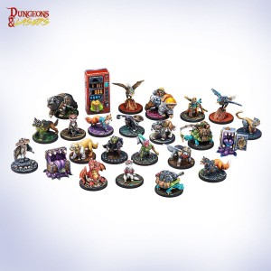 Archon Studio  DNL0011 Dungeons & Lasers Miniatures: ANIMAL COMPANIONS