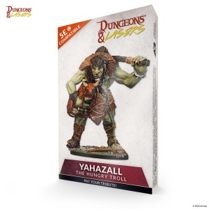 Archon Studio  DNL0040 Dungeons & Lasers Miniatures: YAHAZZAL THE HUNGRY TROLL
