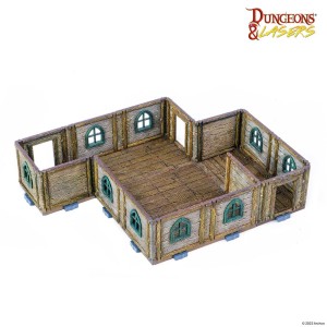Archon Studio  DNL0049 Dungeons & Lasers Expansion Set: WOODEN COTTAGE