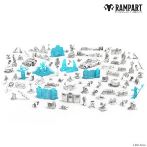 Archon Studio  RAM0008 Modular Terrain: CITY RUINS BITS