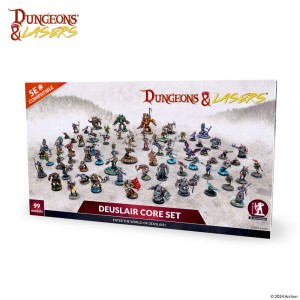 Archon Studio  DNL0081 Dungeons & Lasers Miniatures: DEUSLAIR: CORE SET