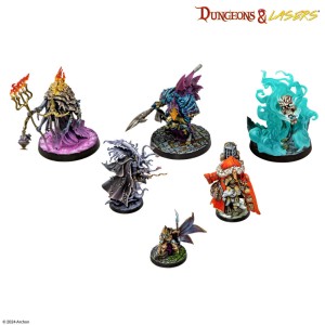 Archon Studio  DNL0103 Dungeons & Lasers Miniatures: VICTIMS OF INSANITY