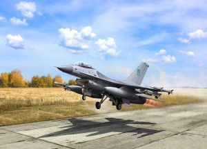 ICM 1:72 72145 F-16AM of Ukrainian Air Forces with PAG-14