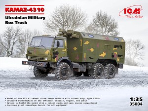 ICM 1:35 35004 KAMAZ-4310, Ukrainian Military Box Truck
